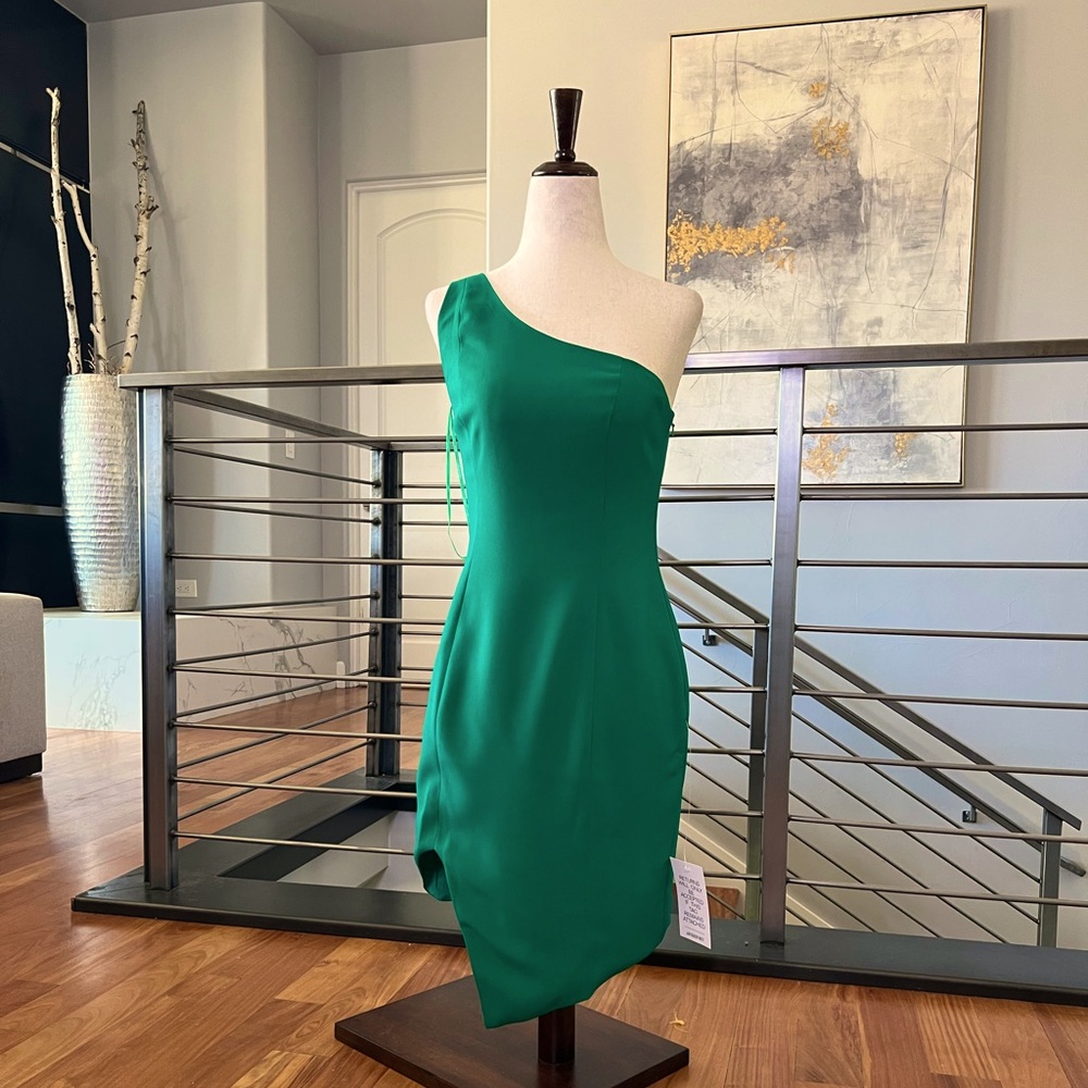 Jay Godfrey Green Johnson Cocktail Dress, 2 View 2